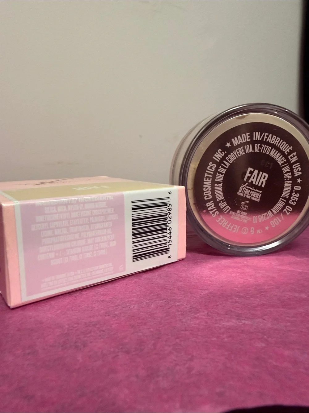 Jeffree Star Magic Star Luminous Setting Powder in fair NEW